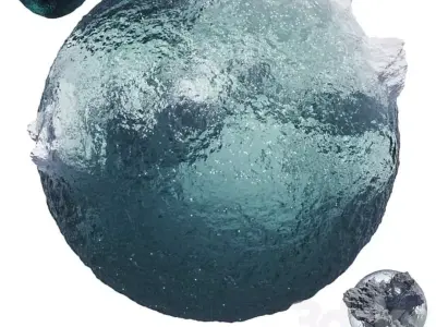 Ocean water material 3D model