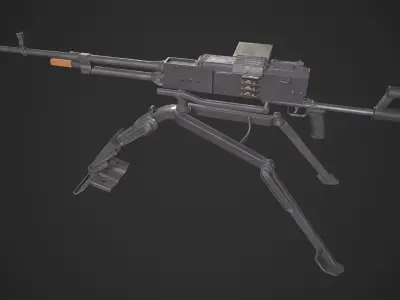KORD Machine Gun 3D model