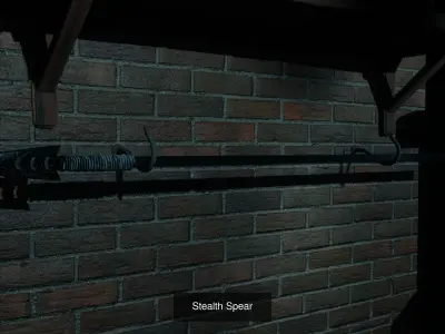 Stealth Spear and Throwing Knife 3D Model Pack