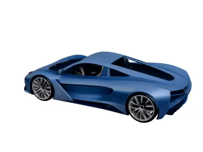 Elite Concept Super Performance Vehicle Visionary Automotive 3D model