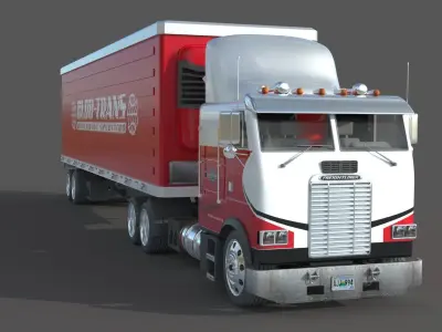 Freightliner FLT 8664 3D model