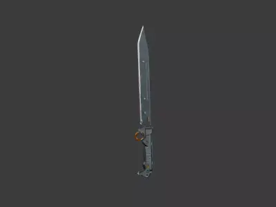 Tactical Knife  3D Weapon Model 3D model