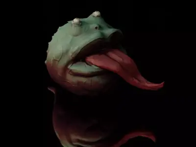Creature Free low-poly 3D model