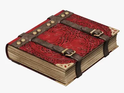 Sacred Tree Book 3D model