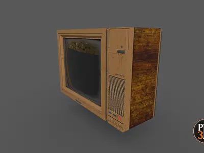 Old TV-Free version Free 3D model