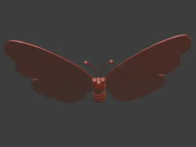 Butterfly 3D print model