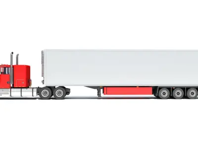 Refrigerator Truck 3D model