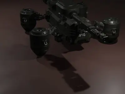 Army tank Low-poly 3D model by makdigoswami2
