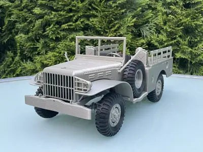 Dodge WC51 - scale model kit FDM 3D print model