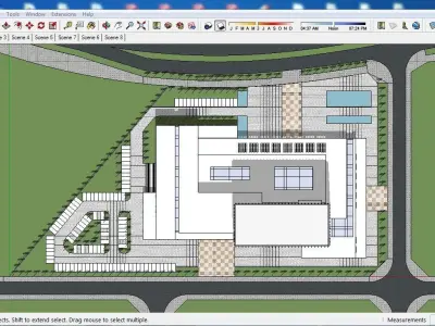 Sketchup Office building G7 3D model