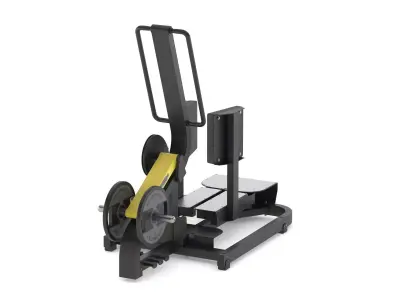 Technogym Plate Loaded Pure Standing Abductor 3D model