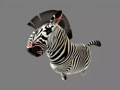 Zebra Free 3D model buy
