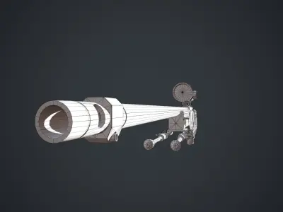 Awp Dragon Lore Low-poly 3D model