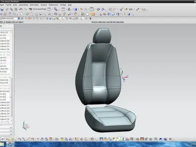 Generic Car seat 3D model