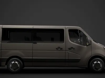 Vauxhall Movano L2H1 WindowVan 2020 3D model