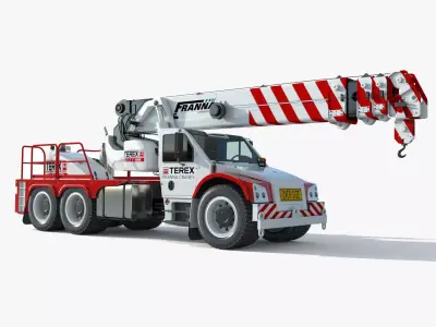 Franna 40t Crane 3D model