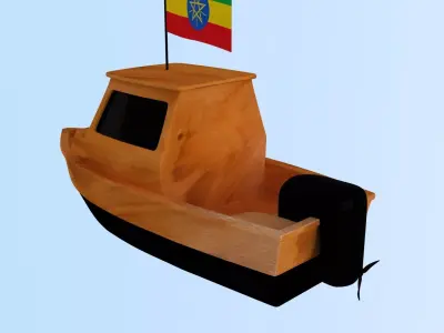Ethiopia Fishing Boat 3D model