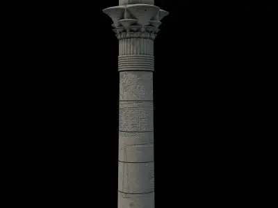 FloweringColumn1 3D model