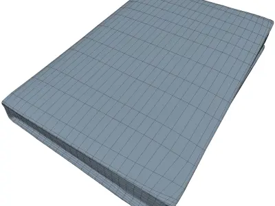 Notebook Low Poly leather book Low-poly 3D model