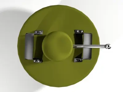 Landmine Chemical gas mine 3D model