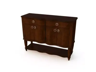 Liberty Furniture Cotswold Buffet in Cinnamon 3D model