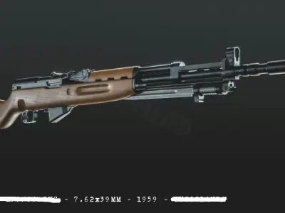 Cold War Weapons Collection 3D Model Pack