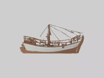 Boat Deck model 3D model