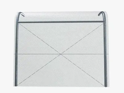 Steel Fence Low-poly 3D model purchase