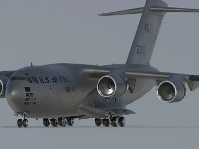 C-17  Globemaster 3D model