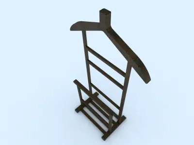 Clothes tree 3D model purchase