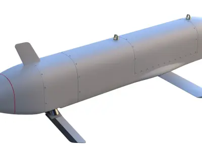 S8000 Banderol Low-poly 3D model