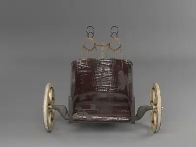 PHOTOREALISTIC EGYPT BATTLE CHARIOT 3D model