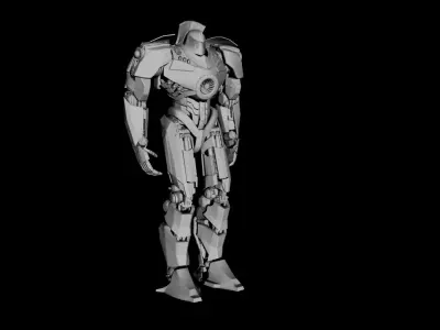 Gipsy danger 3d model 3D model