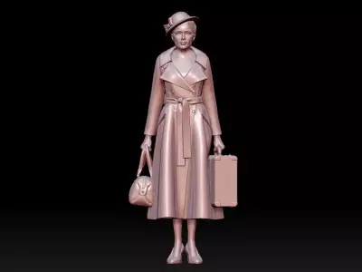 woman 3D print model order