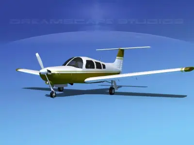 Piper Turbo Arrow III 3D model purchase