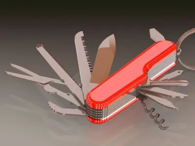 Swiss Army Knife 3D model