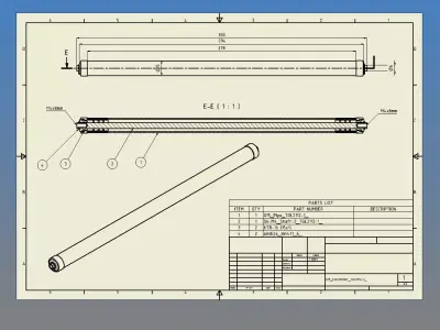Conveyor Rollers 3D model