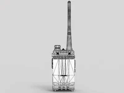 Radio walkie talkie 3D model