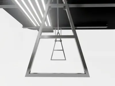Portable Crane Truss 3D Model Free Download in Multiple Formats Free low-poly 3D model