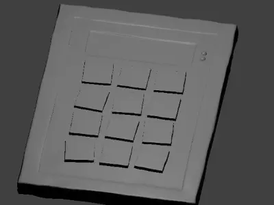 Code Lock 3D model purchase