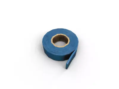 Insulating tape Low-poly 3D model