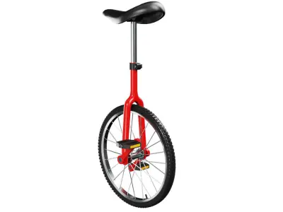 Unicycle 3D model get