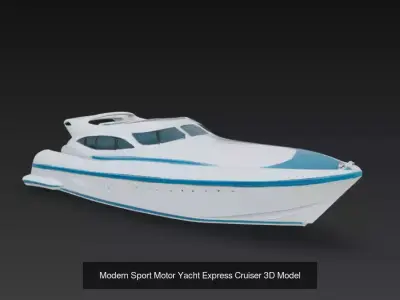 Modern Flybridge - Super Yacht Pack - Luxury Motor Yacht