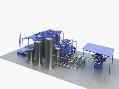Oil equipment 3D model