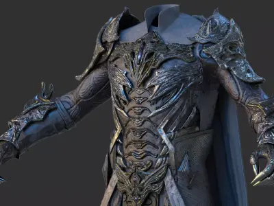 Armor 3D model lord of rings 3D model