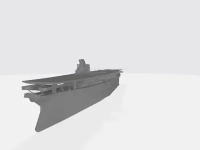 Yamamoto class carrier sunk in 1944 for 3d print 3D print model