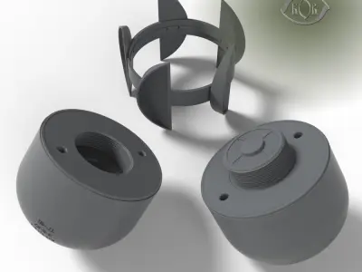 AO OAB 2 5 PTof USSR and  Russian Submunition cluster avia bomb  3D model