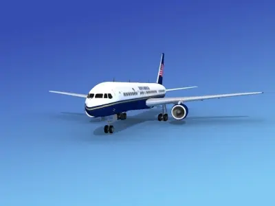 Boeing 757-200 North American 3D model