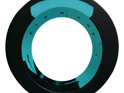 Futuristic Teleportation Bracelet 3D Model 3D model