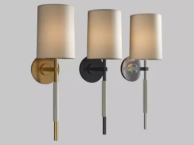 clout tail sconce Low-poly 3D model